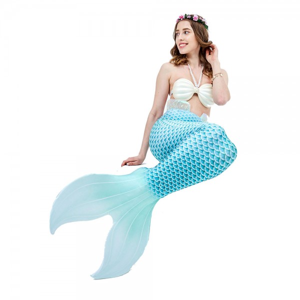 New Mermaid Tail Adult Bikini Swimsuit Beautiful Complete Set