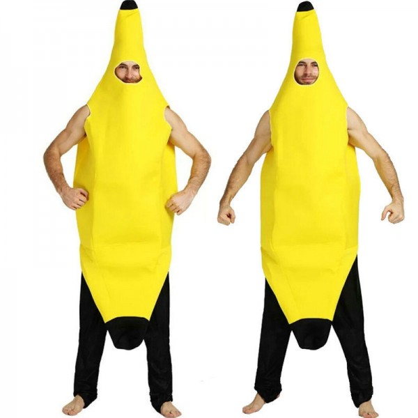 Adult Halloween clothes banana stage performance costume