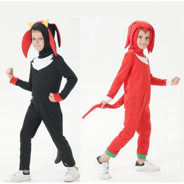 ultimate flash sonic kids cosplay sonic the hedgehog costume