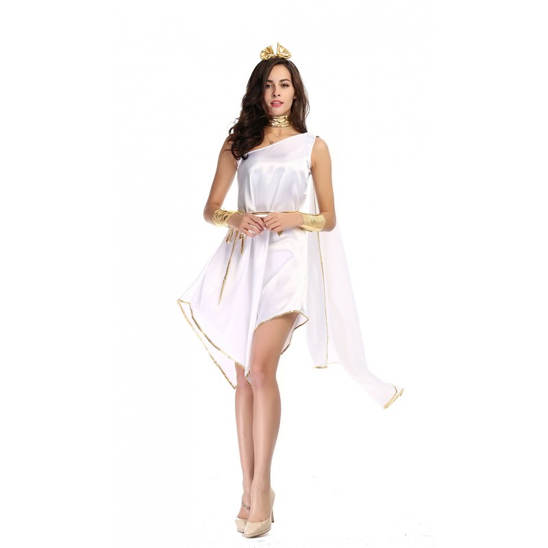 Myanimec Com The Most Complete Theme For Adults And Kids Halloween Costumeshalloween White Greek Goddess Cosplay Irregular Long Dress - greek queen roblox female clothes