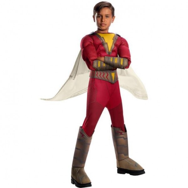 captain marvel cosplay shazam costume for kids