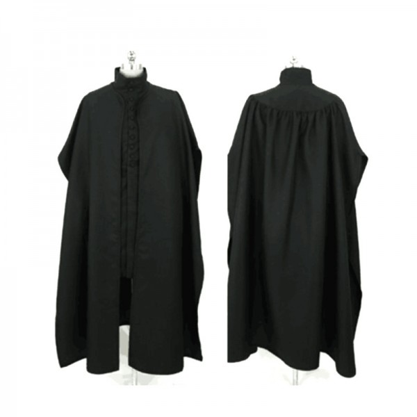 Harry Potter Snape Costume Outfit Cloak Uniform
