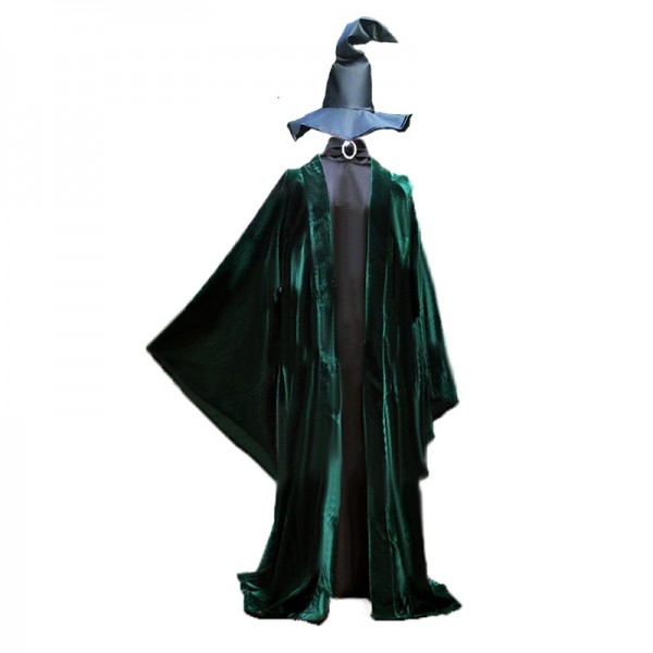Harry Potter McGonagall Costume Outfit Cloak Uniform