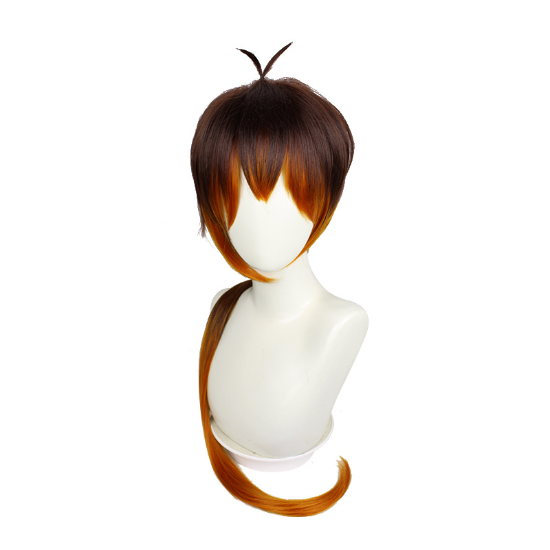 Myanimec Com The Most Complete Theme For Adults And Kids Halloween Costumesgenshin Impact Zhongli Cosplay Wig