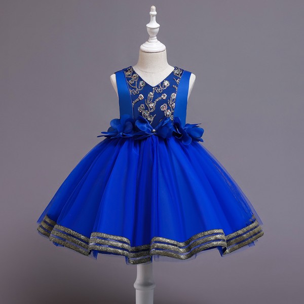 Blue Princess Costumes Outfit Skir Dress