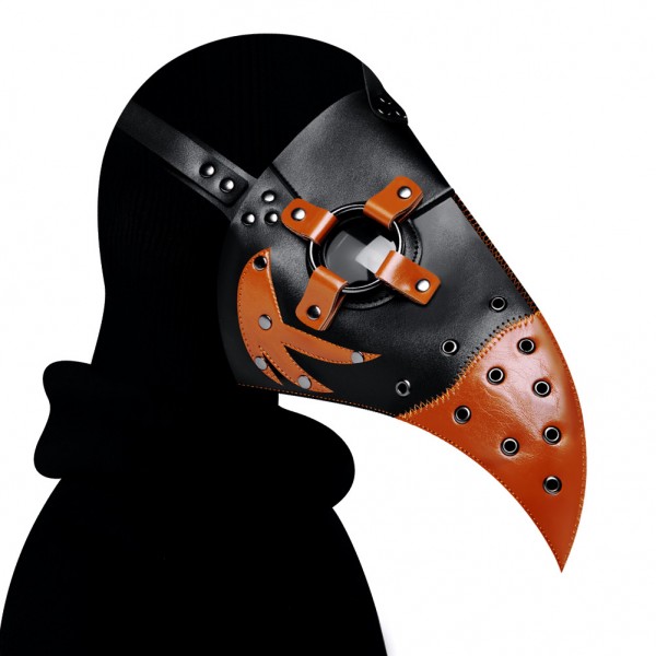 Halloween Plague Doctor Long Nose Beak Retro Headgear