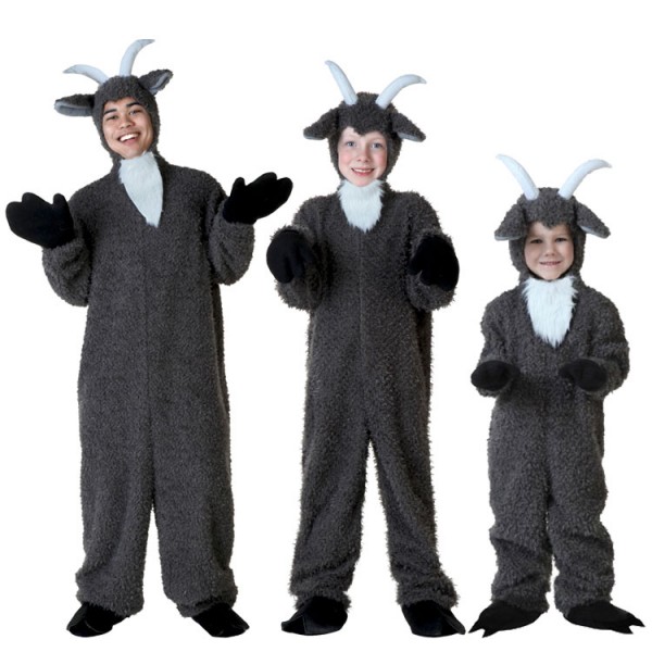 Halloween Family Animal Black Goat Costume 