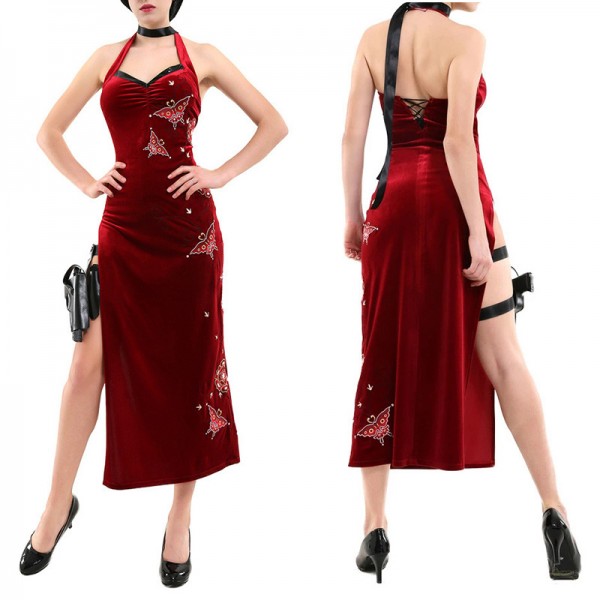 Game Resident Evil Ada Wong Costume Cosplay