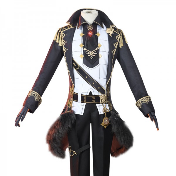 Game Genshin Impact Diluc Ragnvindr Costume Cosplay