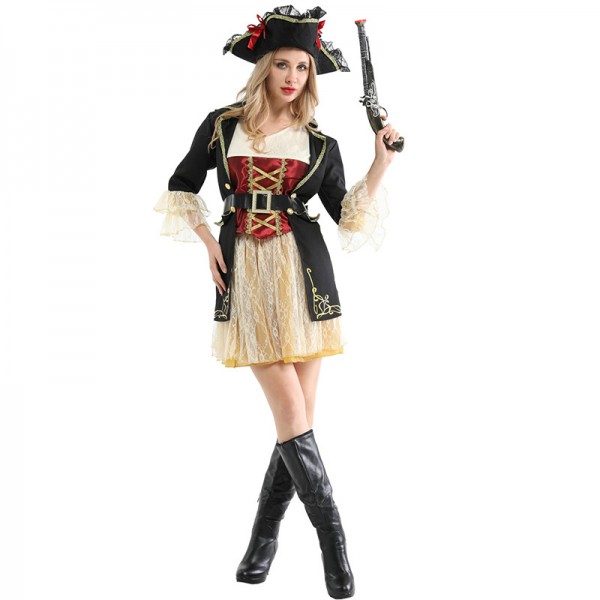 Halloween Pirate Costume Dress Outfit For Woman