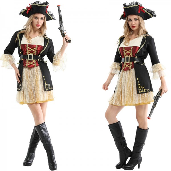 Halloween Pirate Costume  Dress Outfit