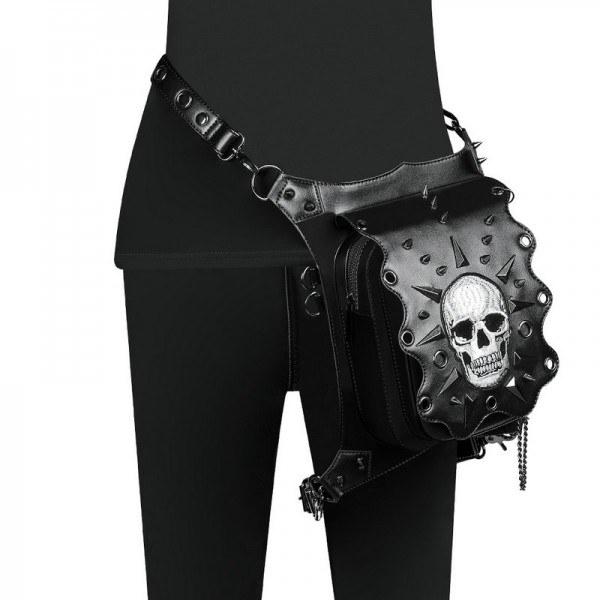 Halloween Steampunk Skull Waist Bag