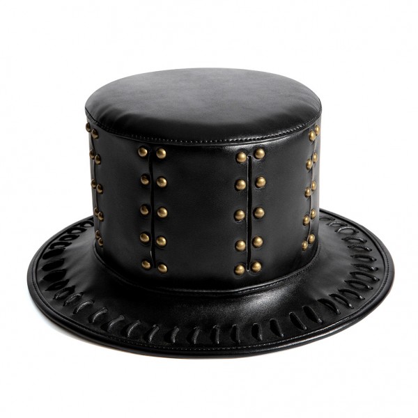 Halloween Steampunk Black Top Hat