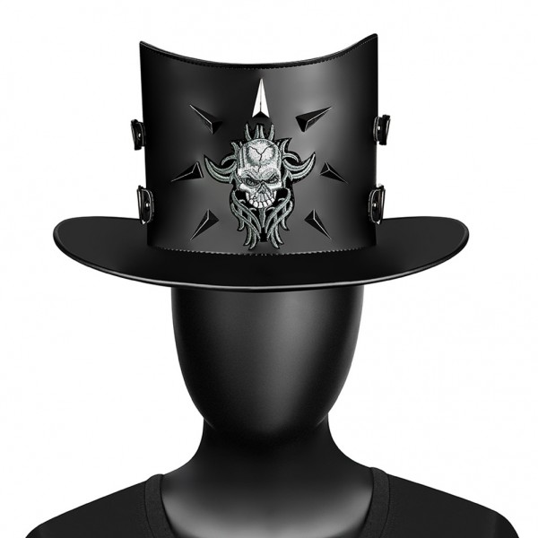 Halloween Steampunk Black Retro Top Hat