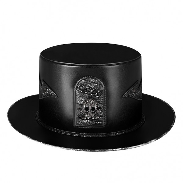 Halloween Steampunk Black Jazz Hat 