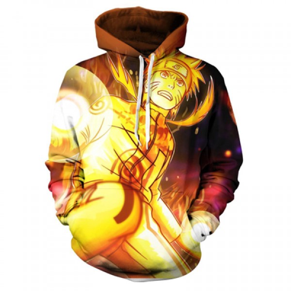 Colorful Pullover Naruto Hoodie Roles Christmas Sweatshirt For Adults