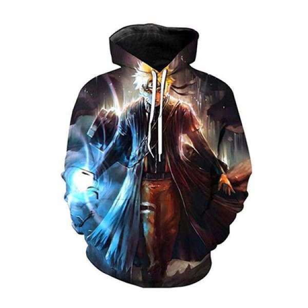 Colorful Naruto Pullover Hoodie Christmas Roles Sweatshirt For Adults 