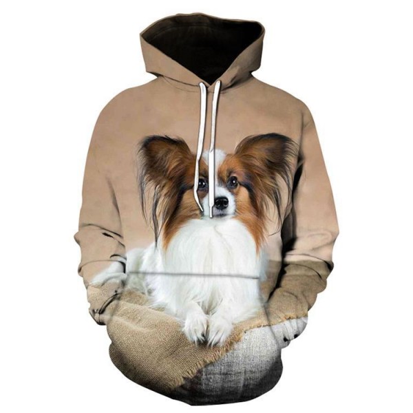 Long Sleeve Hoodie Cute Animal Print Style Sweatshirt