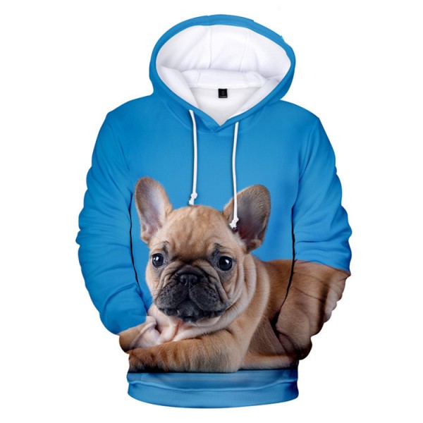 Animal Sweatshirt Colorful Dog Print Hoodie