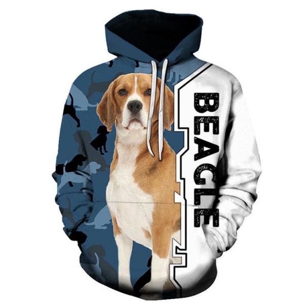 Golden Retriever Print Hoodie Animal Dog Sweatshirt For Adults