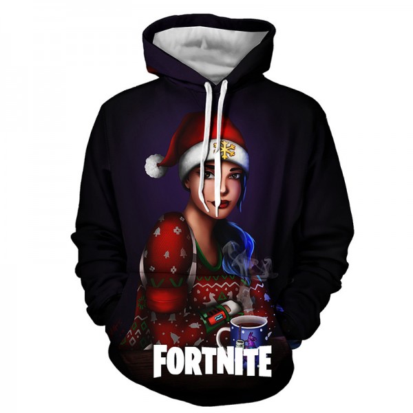 Girls And Boys Pullover Fortnite Hoodie With Strings