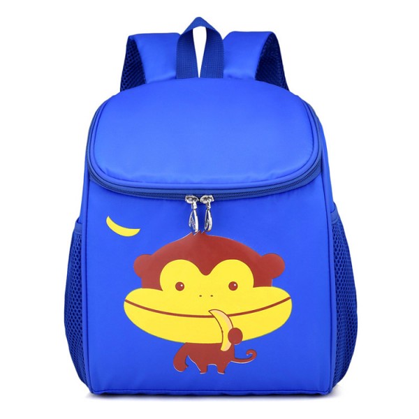 Animal Backpack Monkey Navy Blue Bookbag