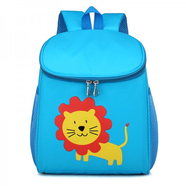 Blue Bookbag Lion Boys And Girls Animal Backpack