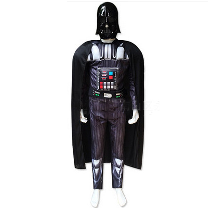 Adult Darth Vader Halloween Party Costume Suits