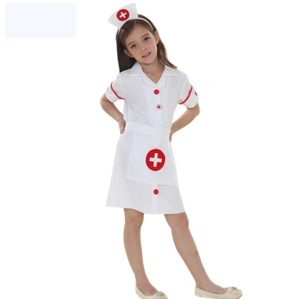 Girls Nurse Costume Halloween Dress