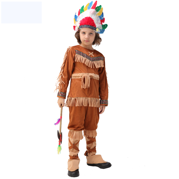 Boys Trational Native American Indian Costume