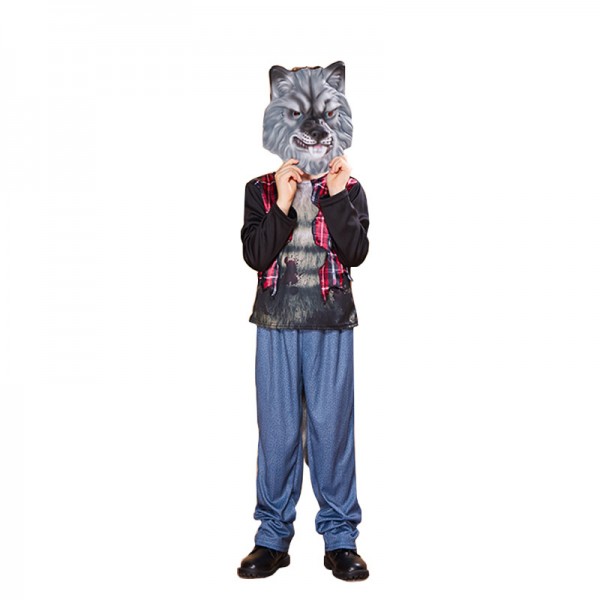 Boys Scary Werewolf Halloween Costume 