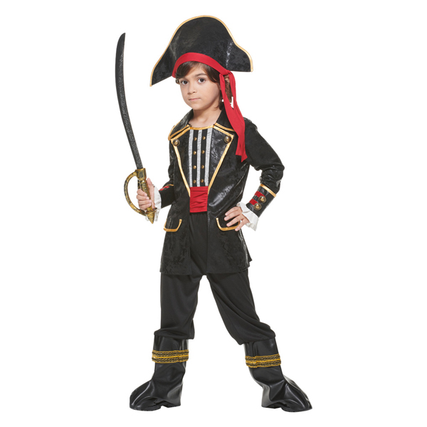 Boys Pirate Cosplay Halloween Party Costume 