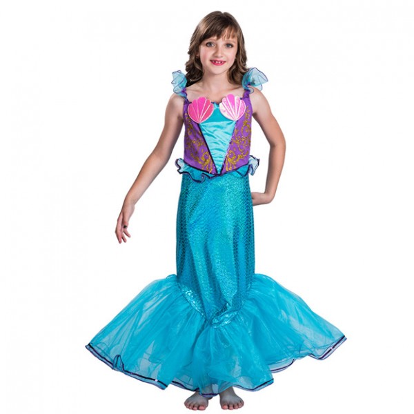 Girls Secret Mermaid Princess Party Costume