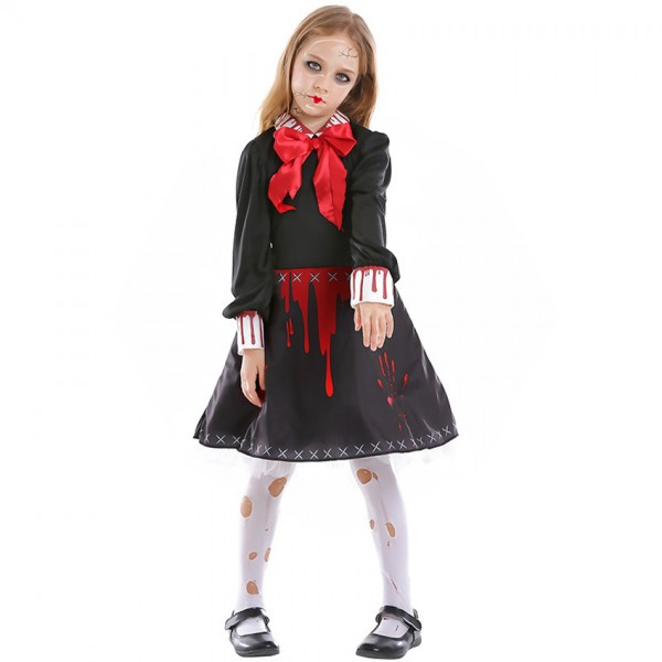 Girls Bloody Vampire Halloween Costume