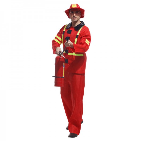 Mens Firemen Halloween Costume