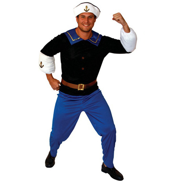Mens Sailor Costume Adults Outfit
