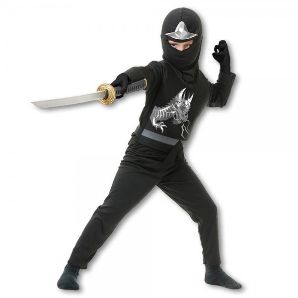 Kid’s Black Ninja Cosplay Costume