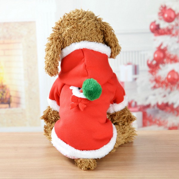 Pet Dog Christmas Elf Costume