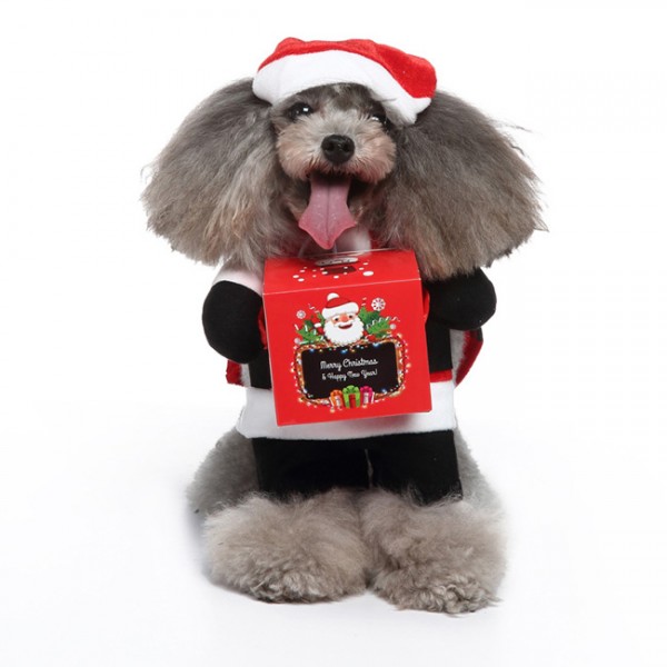 Cute Puppy Dog Christmas Postal Worker Costume
