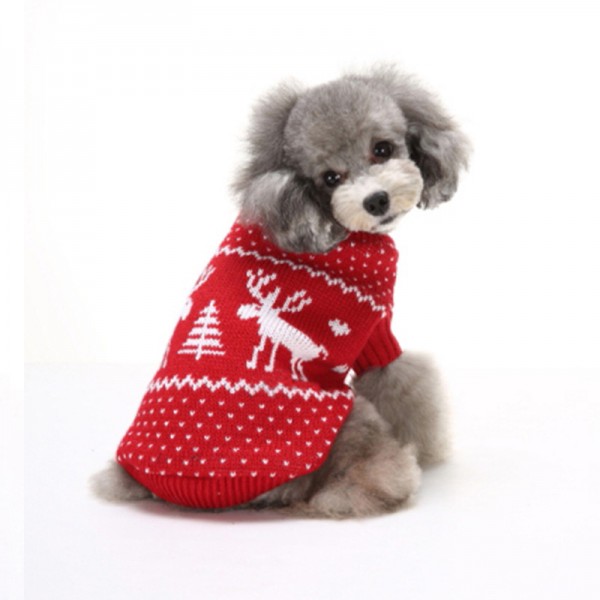 Cute Dog Christmas Reindeer Costumes 