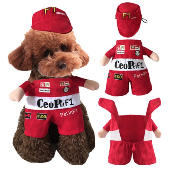 Cool Dog Race Car Halloween Party Costume