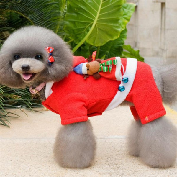 Cute Pet Dog Christmas Reindeer Gift Costume
