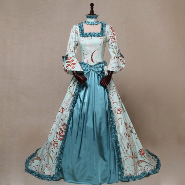 Medieval Royal Costume Dress For Women