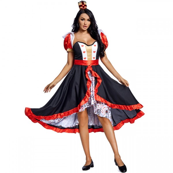 Adult Queen Of Hearts Halloween Costume