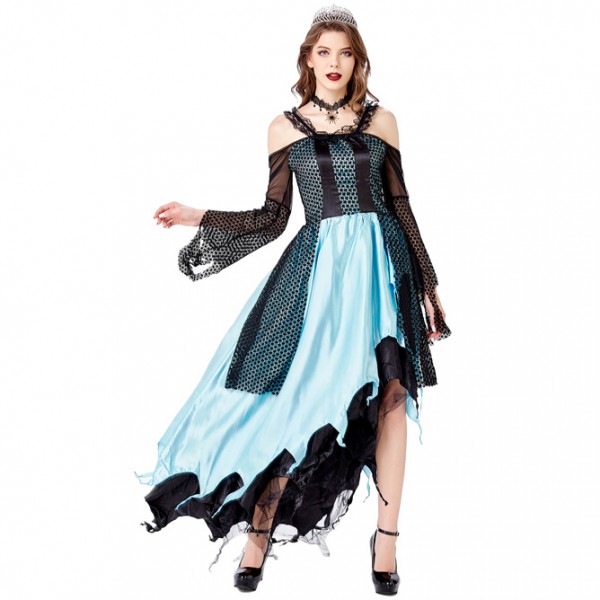 Adult Witch Costume Long Sleeve Halloween Dress