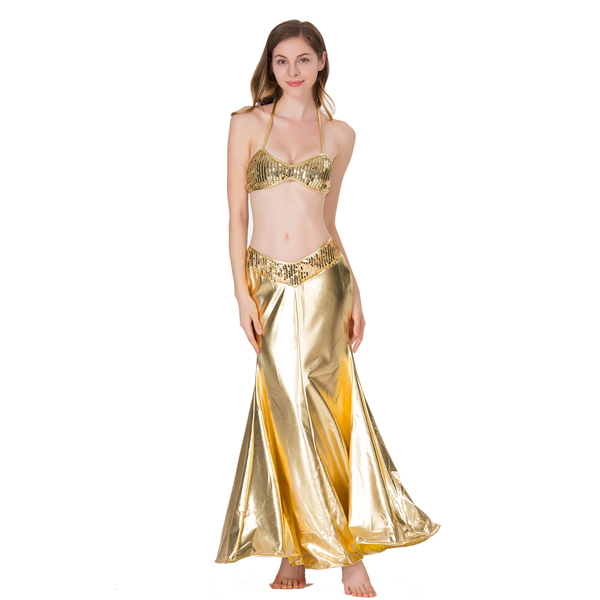 Womans Under The Sea Golden Mermaid Costume