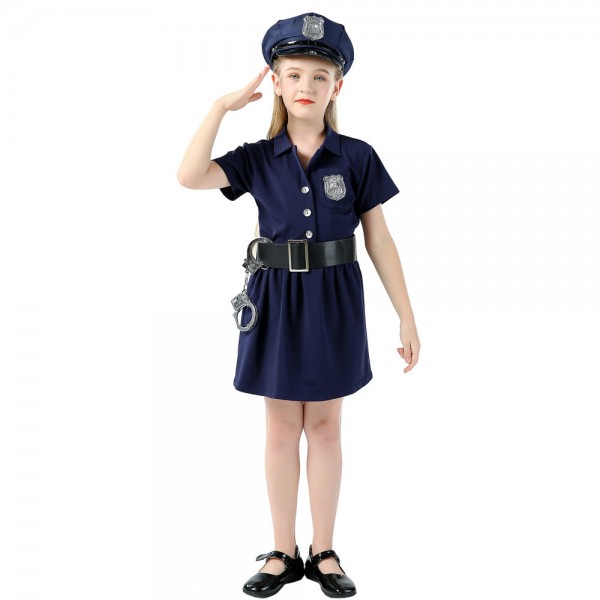 Kids Policeman Outfit Halloween Costume