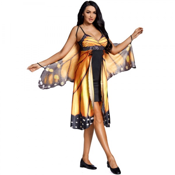 Adult Butterfly Wing Halloween Costume Dress