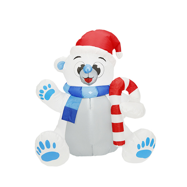 Inflatable Outdoor Christmas Bear Decoration