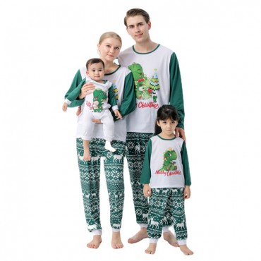 Green Family Matching Christmas Tree Pajamas